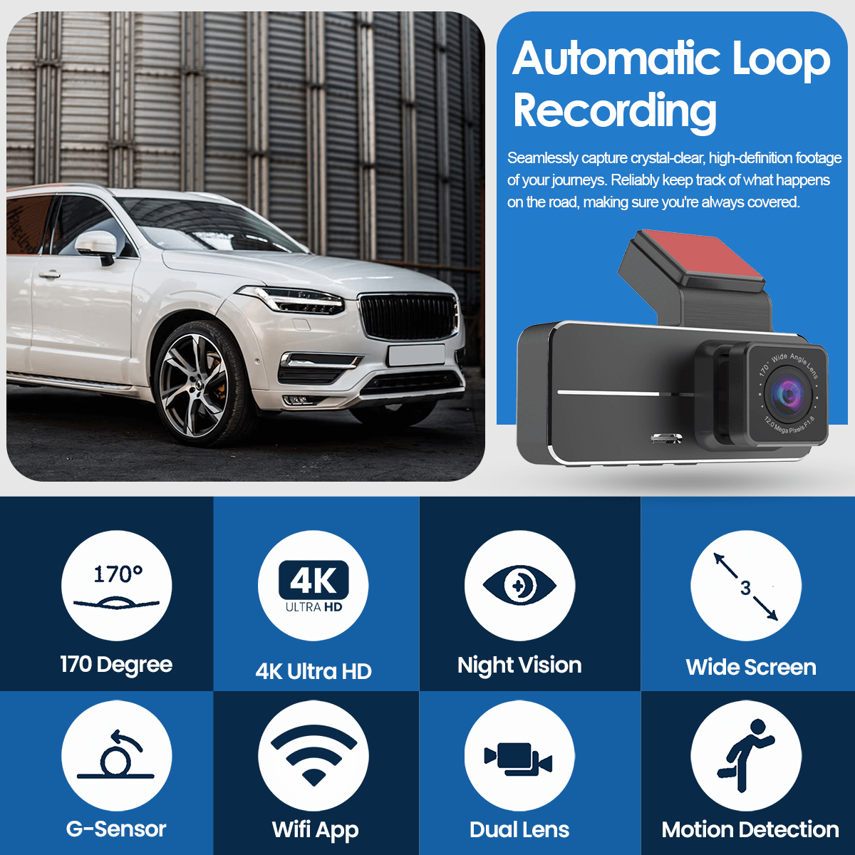 Dashcam Apex JDP4