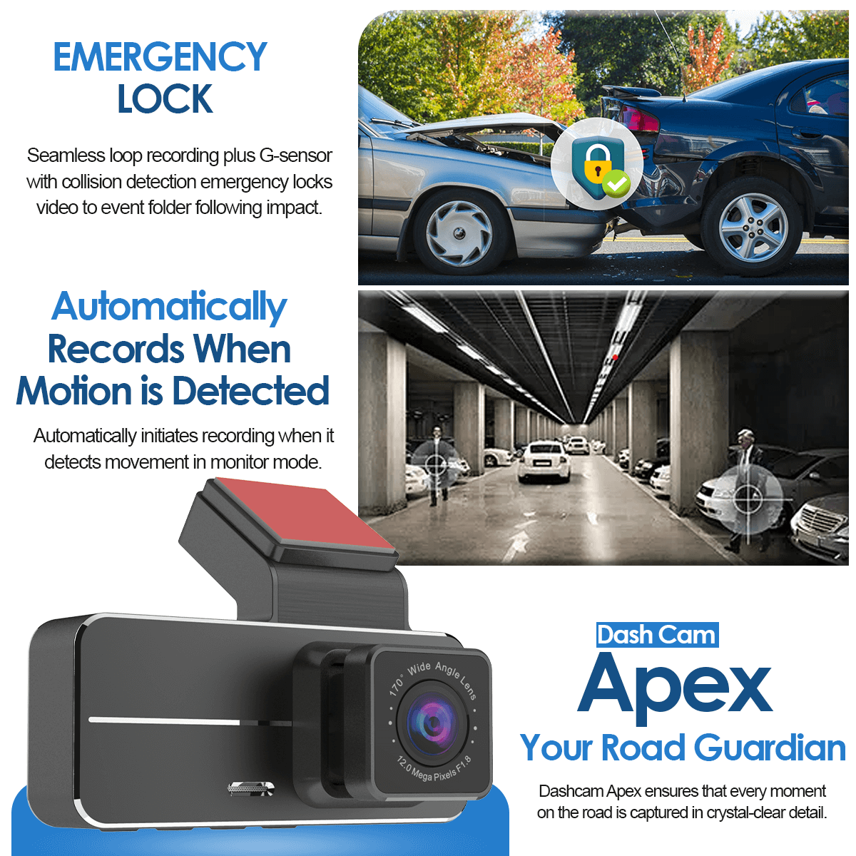 Dashcam Apex JDP4