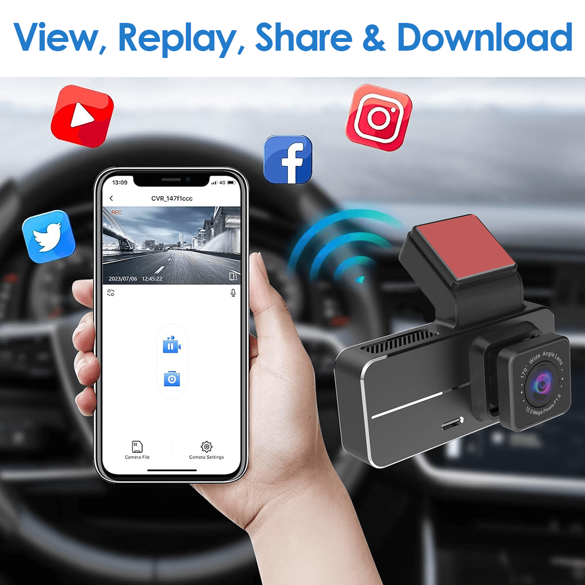 Dashcam Apex JDP4