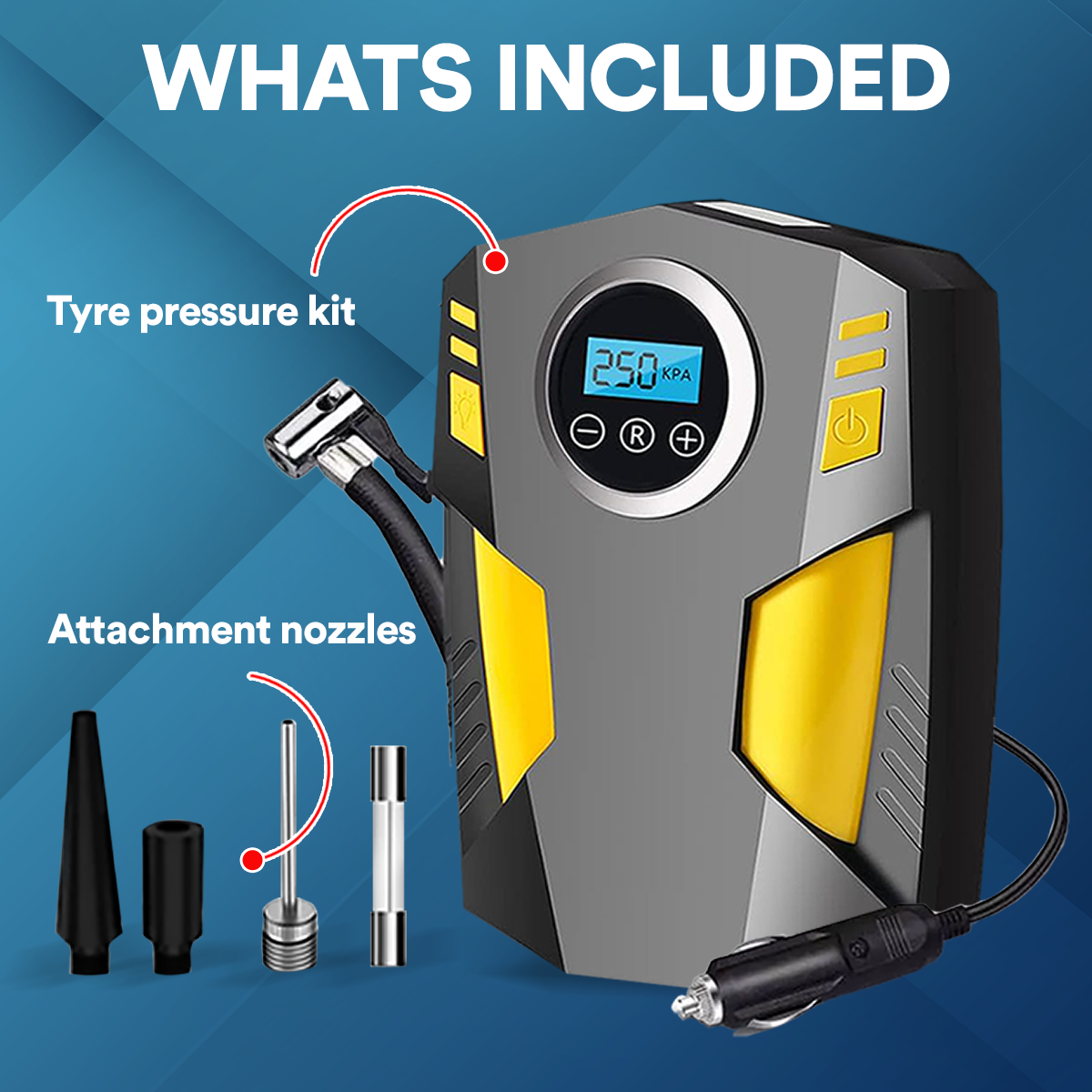 Digital Display Tyre Pump