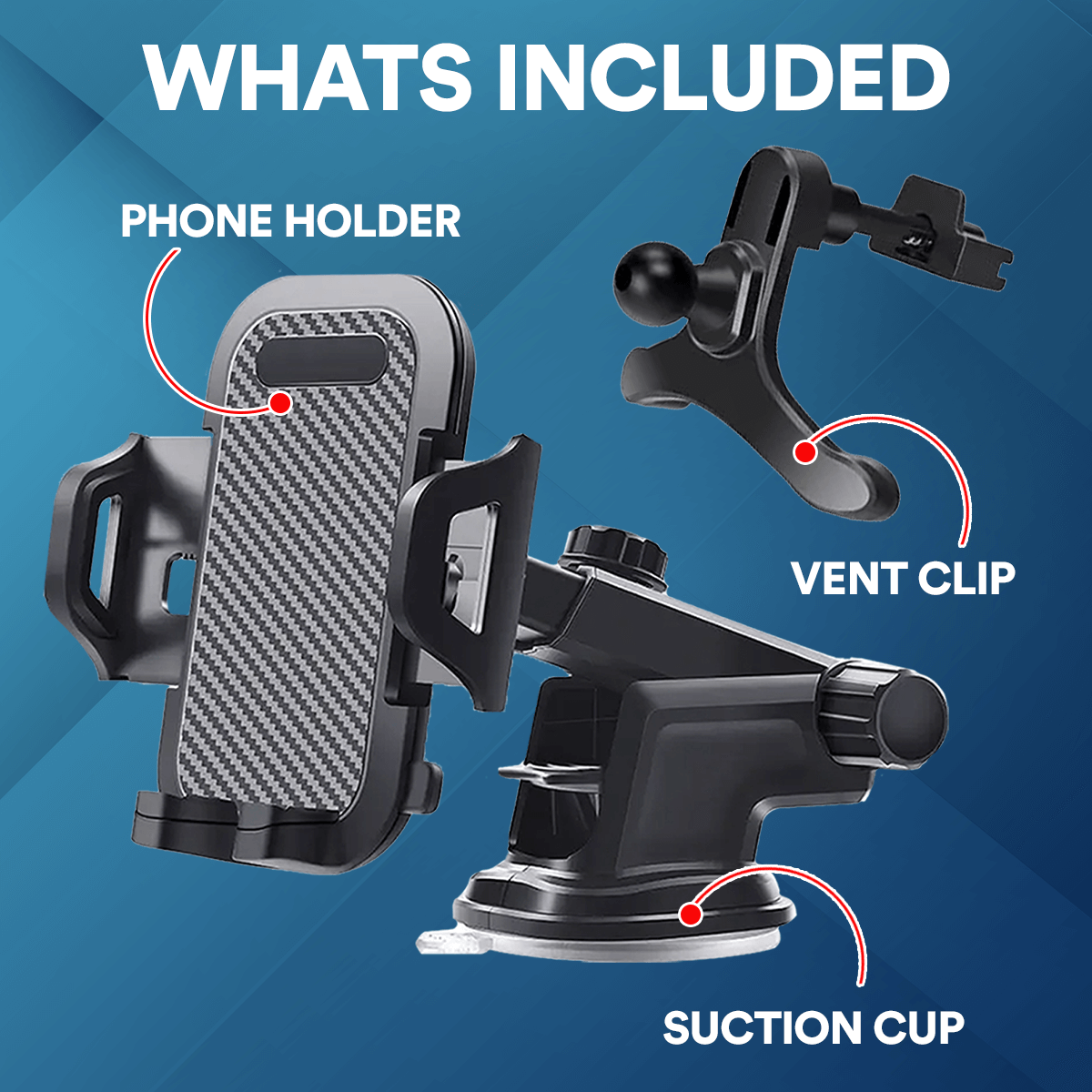 360° Rotation Car Phone Holder