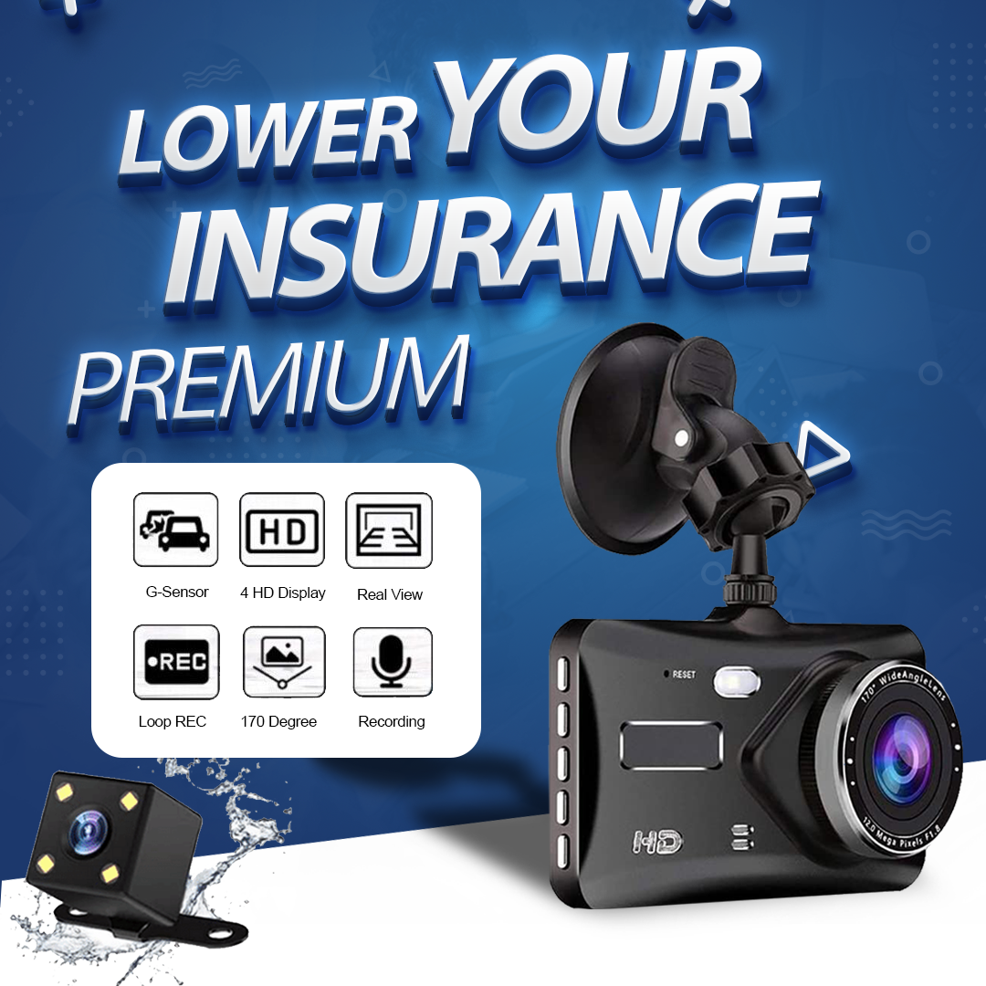 Dashcam Pro (Front & Rear) *Best Seller* JDP2