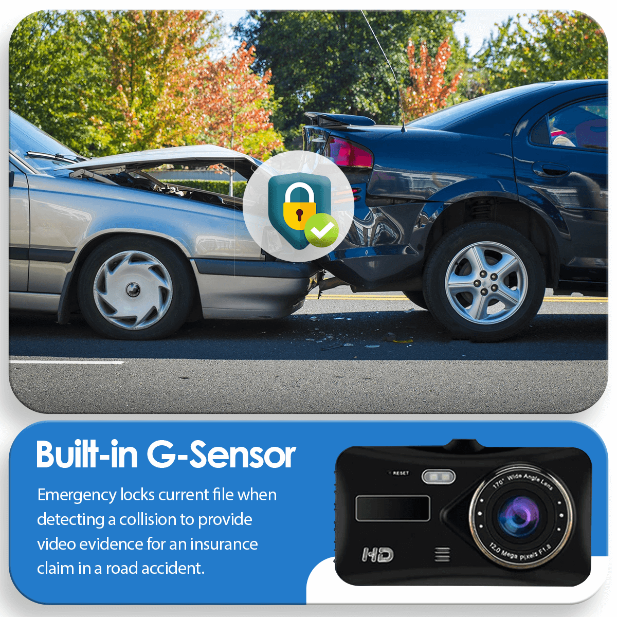 Dashcam Pro (Front & Rear) *Best Seller* JDP4