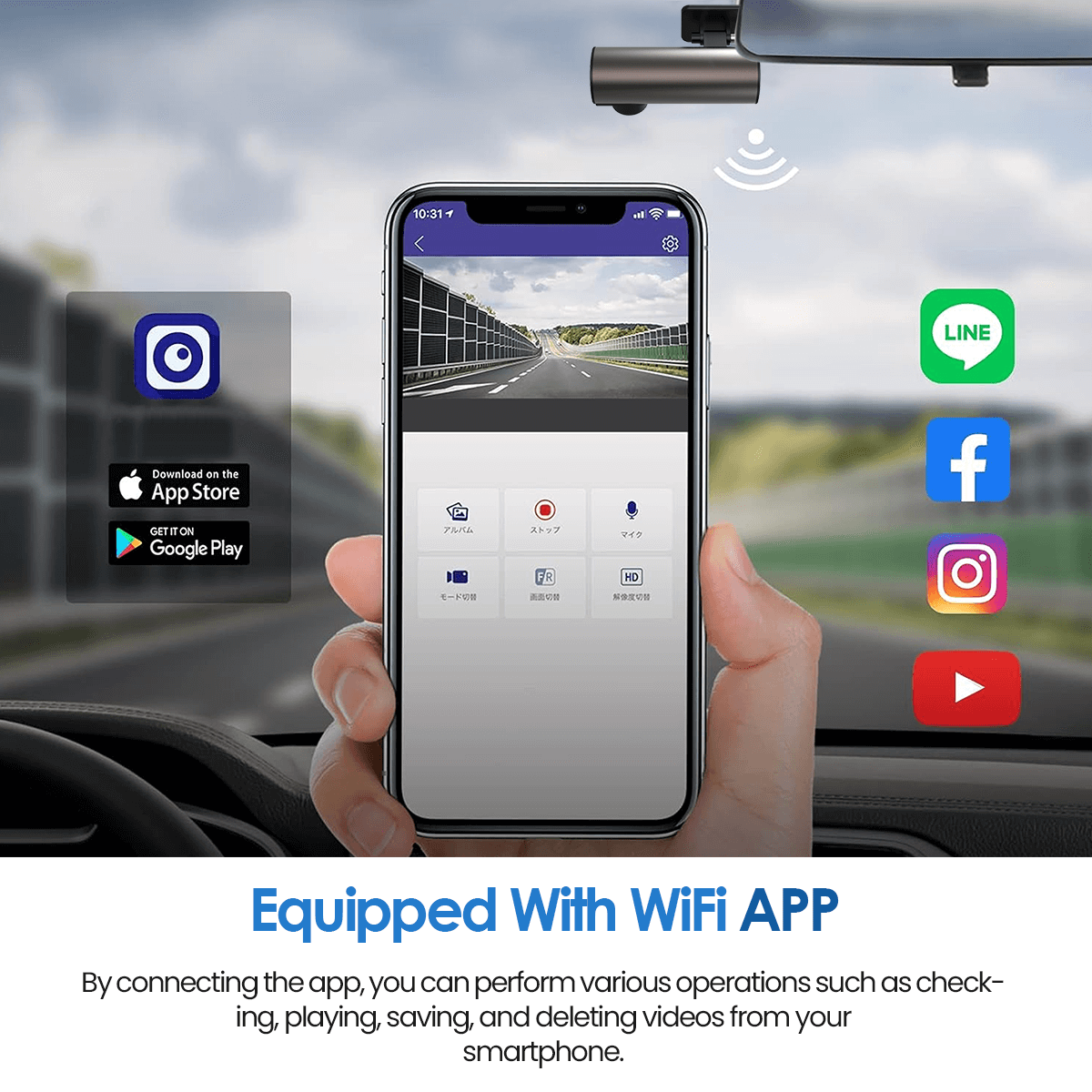 Dashcam Stealth JDP6