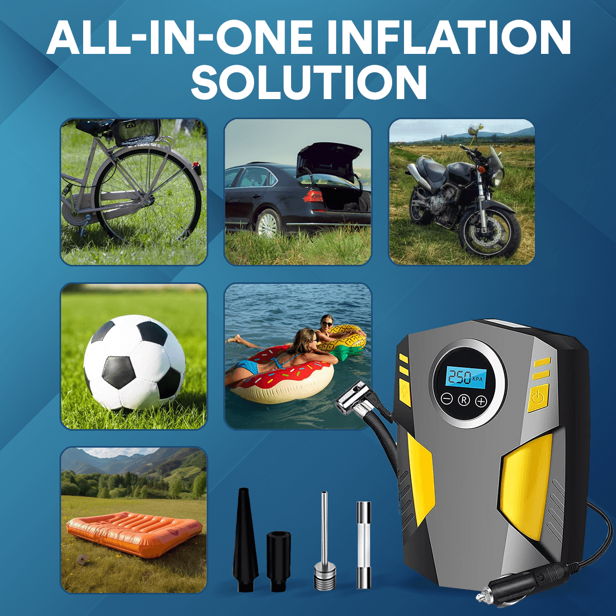 Digital Display Tyre Pump