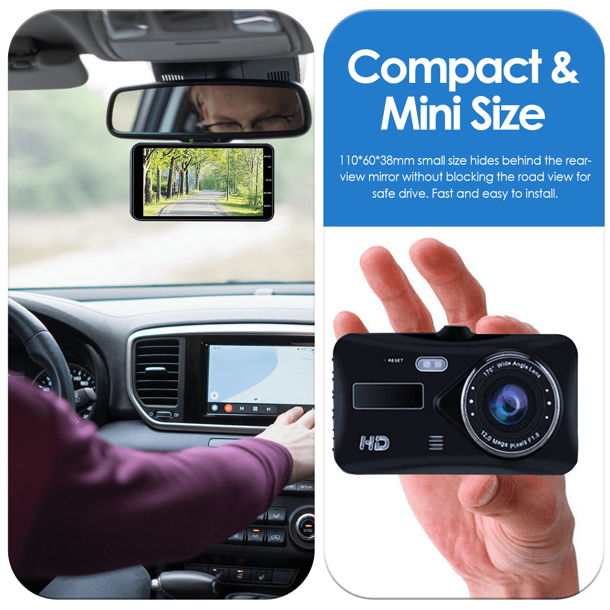 Dashcam Pro (Front & Rear) *Best Seller* JDP2