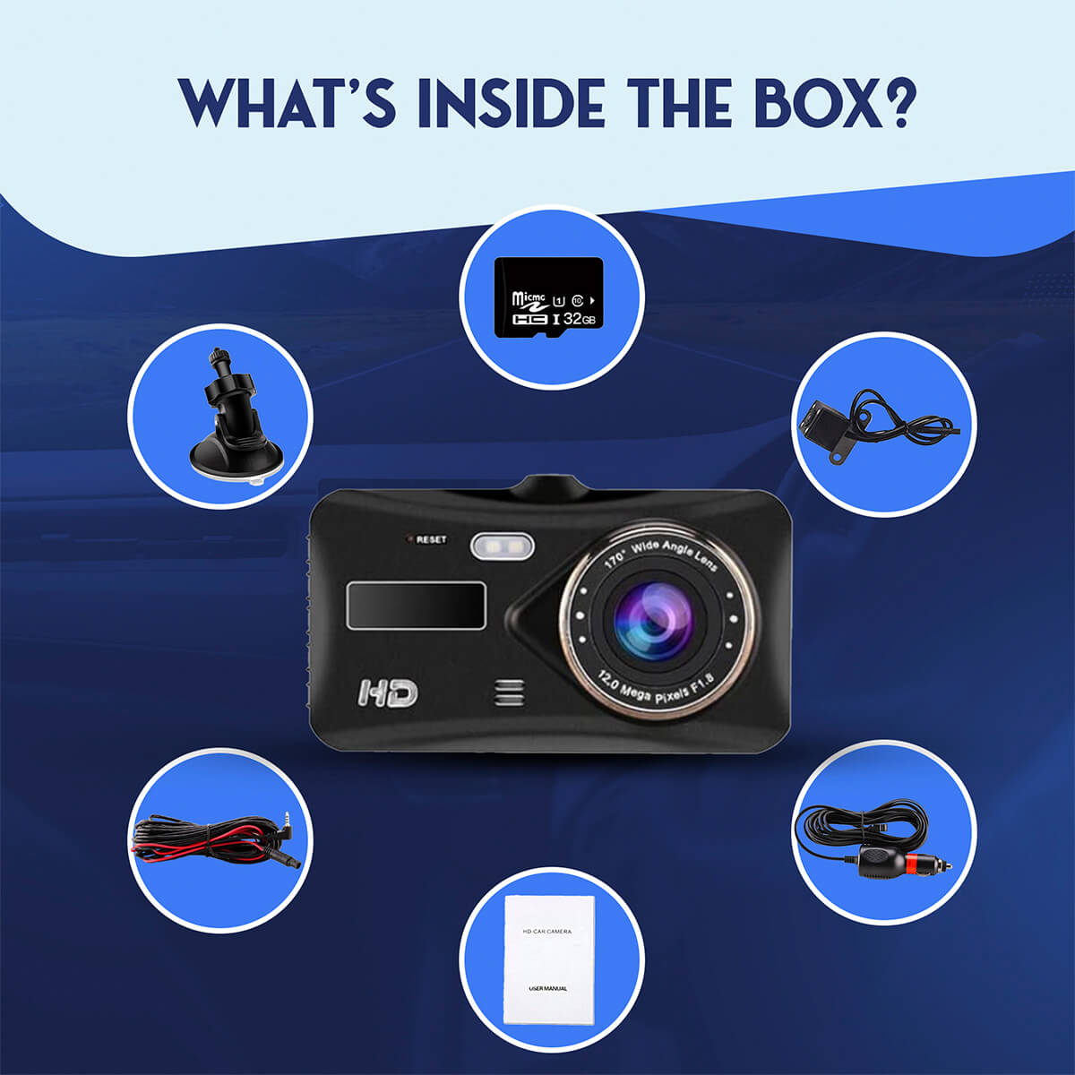 Dash Cam Plus (Front & Rear) *BEST SELLER* DP8