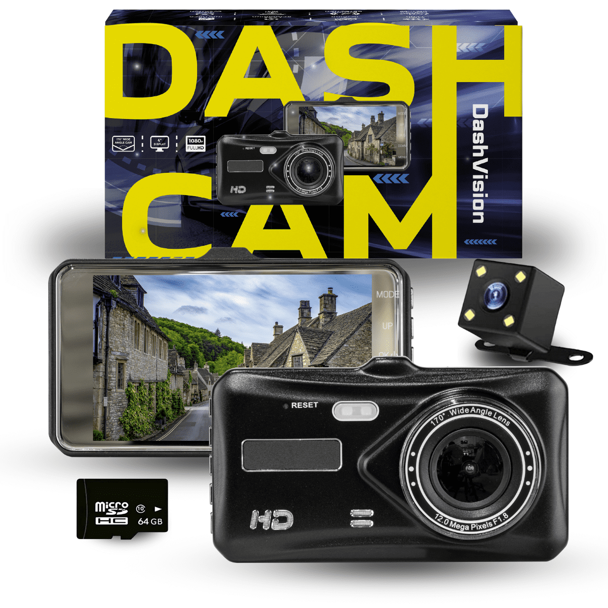 Dashcam Pro (Front & Rear) *Best Seller* JDP3