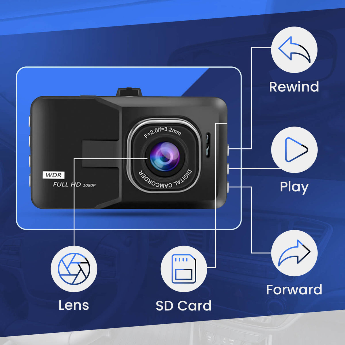 Dash Cam Mini (Front Only) DP9